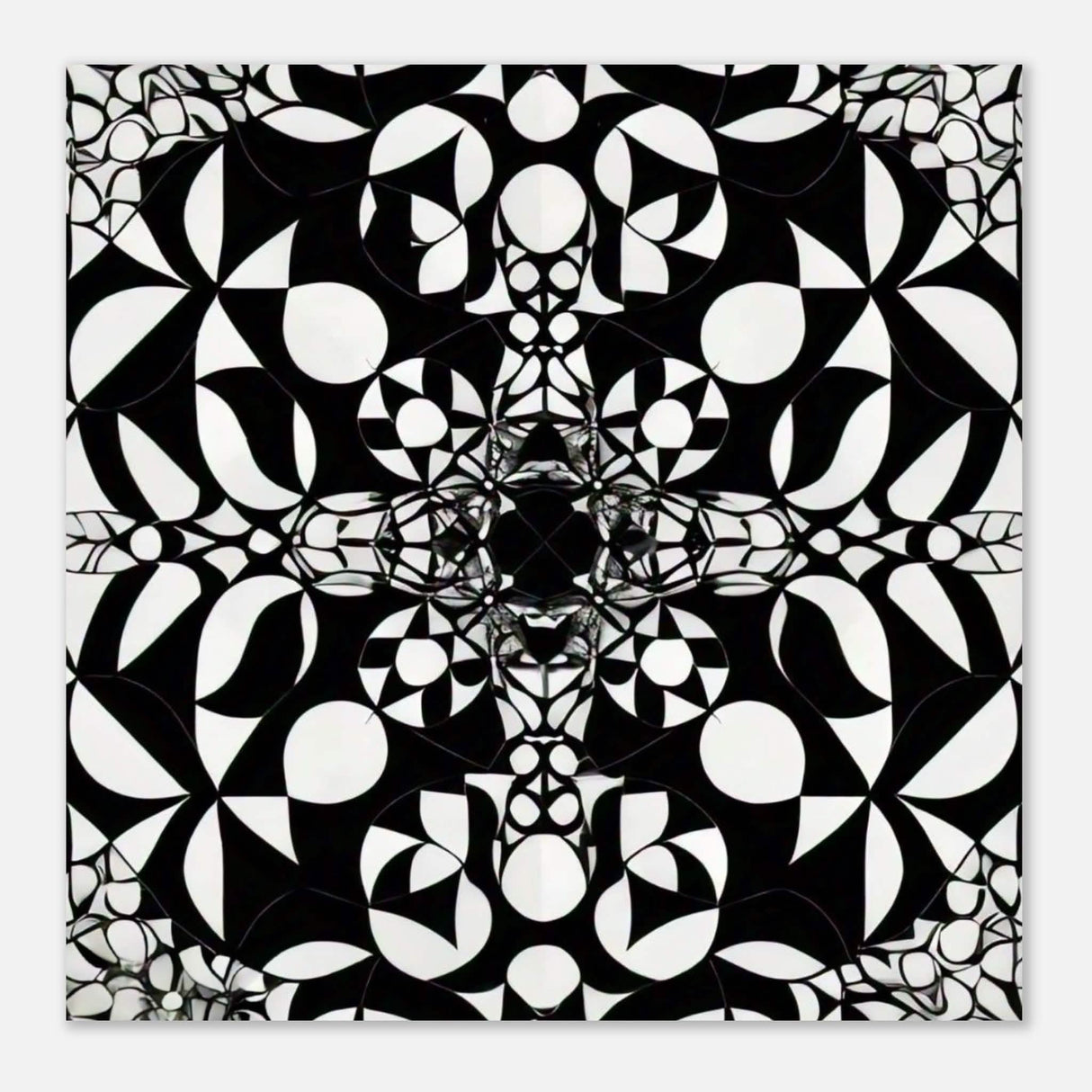 Da Vinci Geometric Modern Art - Aluminum Print - 50x50 cm / 20x20″ -