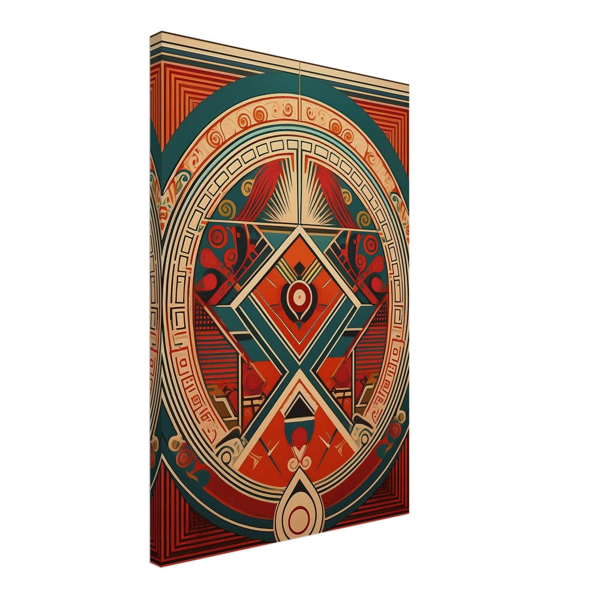 Da Vinci Geometric Modern Art - Canvas - 50x75 cm / 20x30″ - Thick