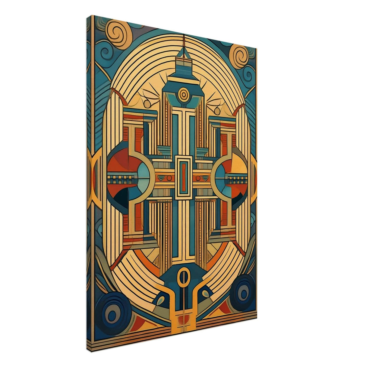 Da Vinci Geometric Modern Art - Canvas - 70x100 cm / 28x40″ - Thick