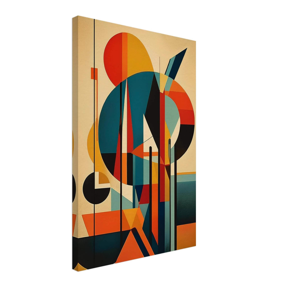 Da Vinci Geometric Modern Art - Canvas - 40x60 cm / 16x24″ - Slim