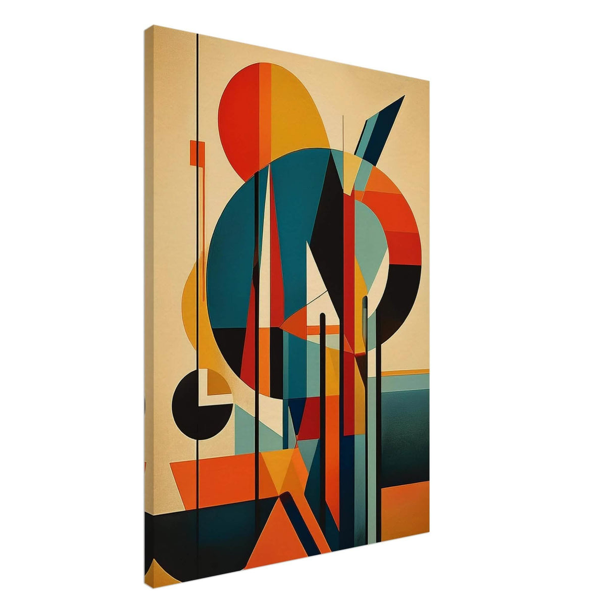 Da Vinci Geometric Modern Art - Canvas - 70x100 cm / 28x40″ - Thick