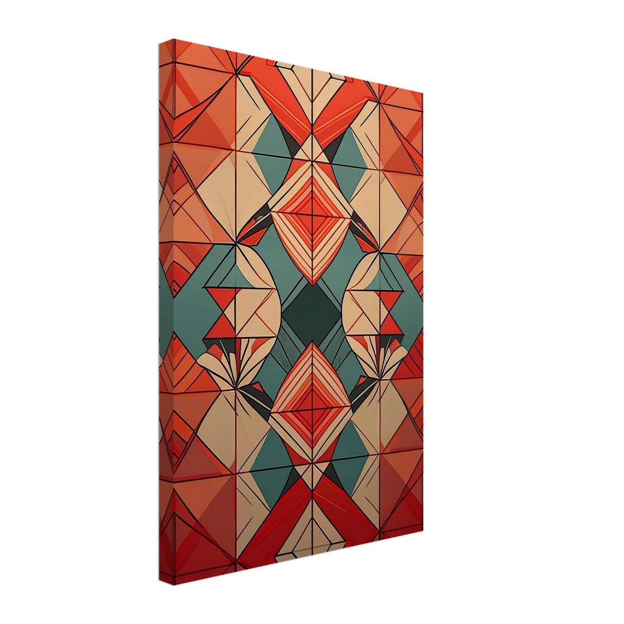 Da Vinci Geometric Modern Art - Canvas - 40x60 cm / 16x24″ - Thick