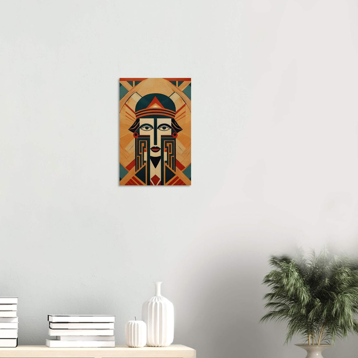 Da Vinci Geometric Modern Art - Wood Prints - 30x45 cm / 12x18″ - 20 mm