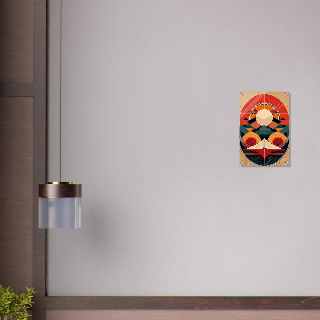 Da Vinci Geometric Modern Art - Acrylic Print - 30x45 cm / 12x18″ -