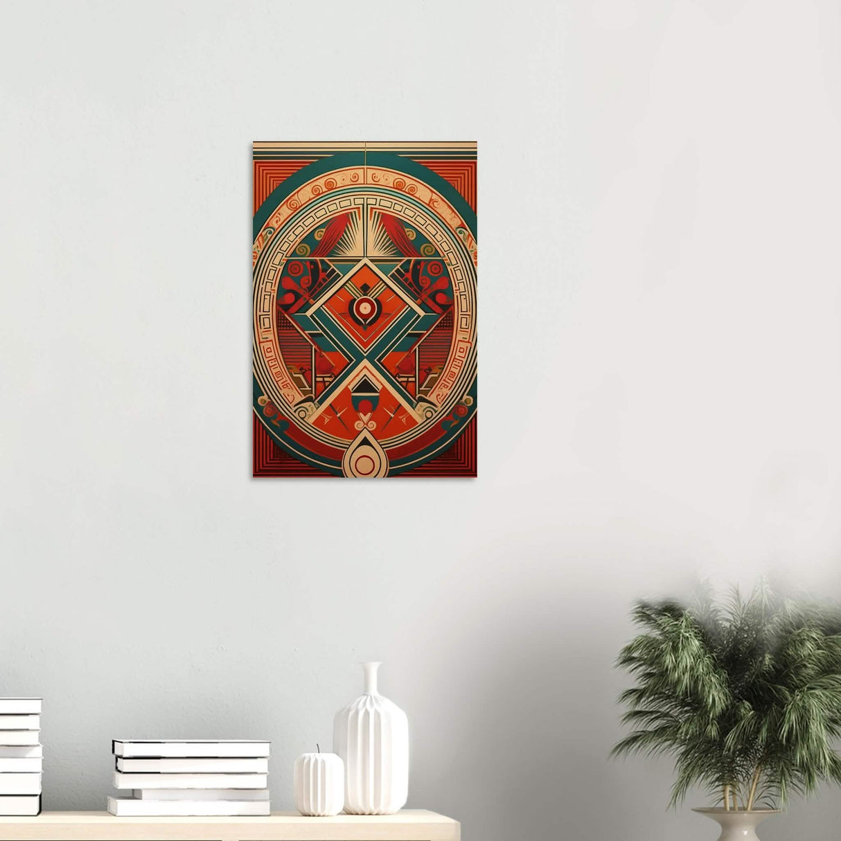 Da Vinci Geometric Modern Art - Wood Prints - 40x60 cm / 16x24″ - 10 mm