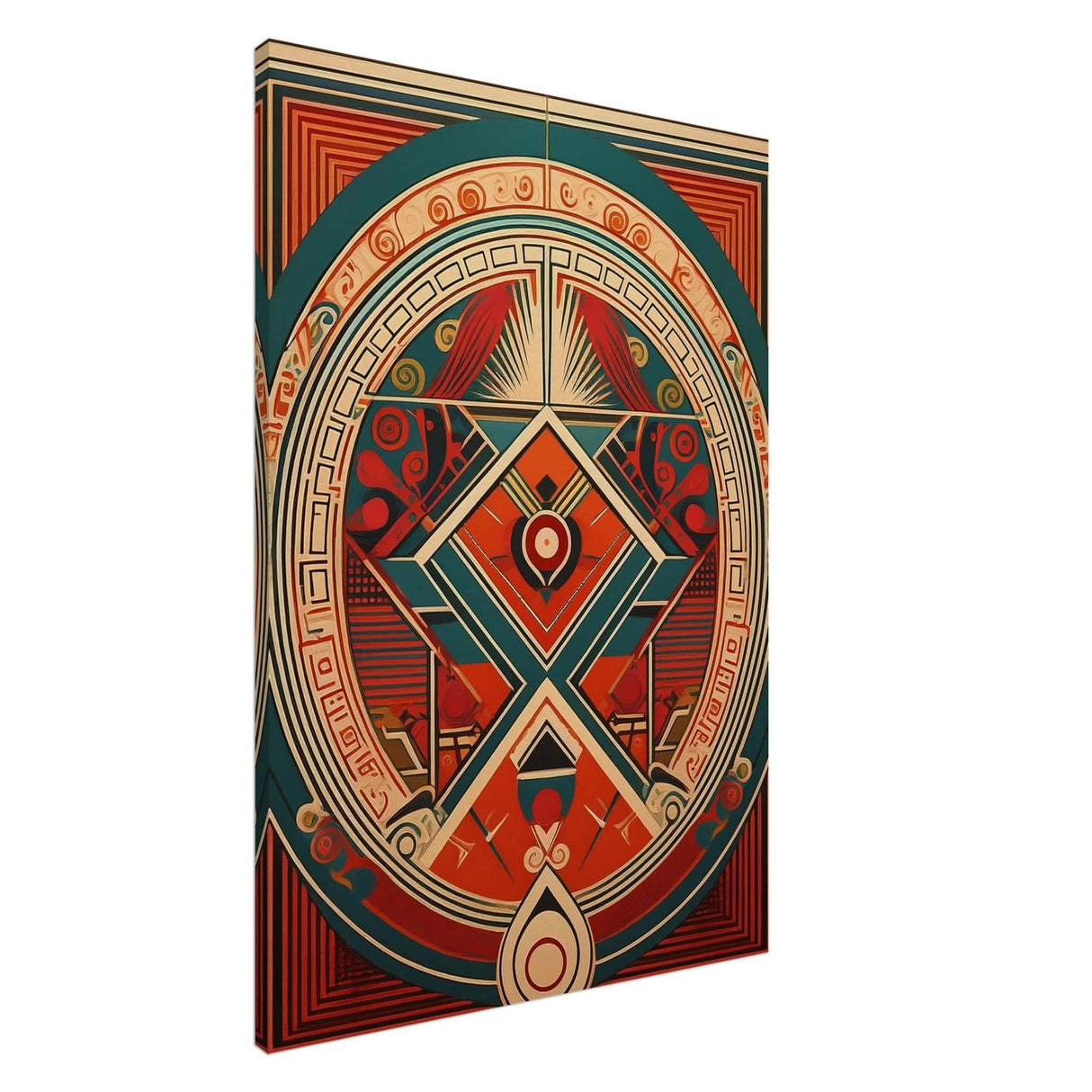 Da Vinci Geometric Modern Art - Canvas - 70x100 cm / 28x40″ - Slim