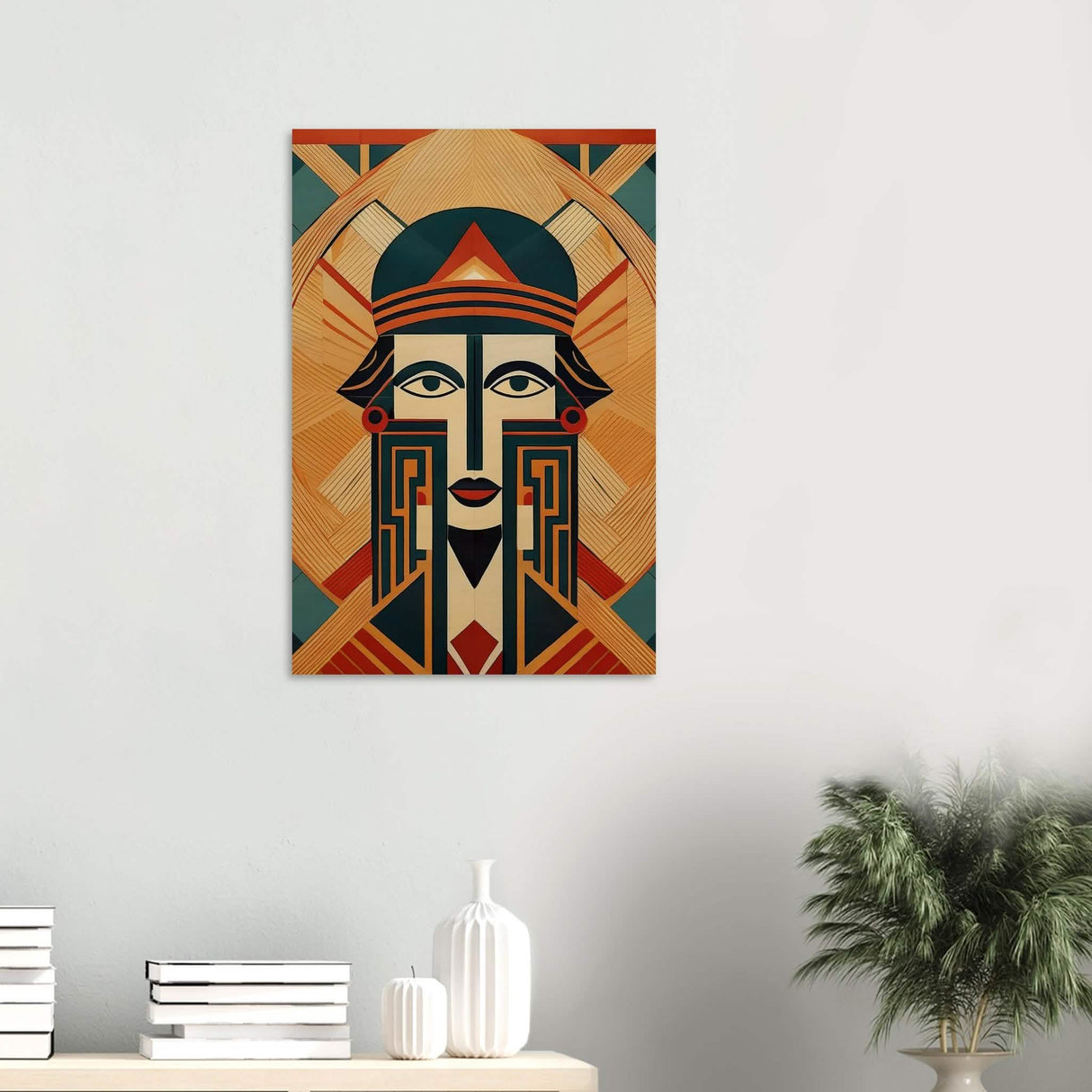 Da Vinci Geometric Modern Art - Wood Prints - 50x75 cm / 20x30″ - 10 mm