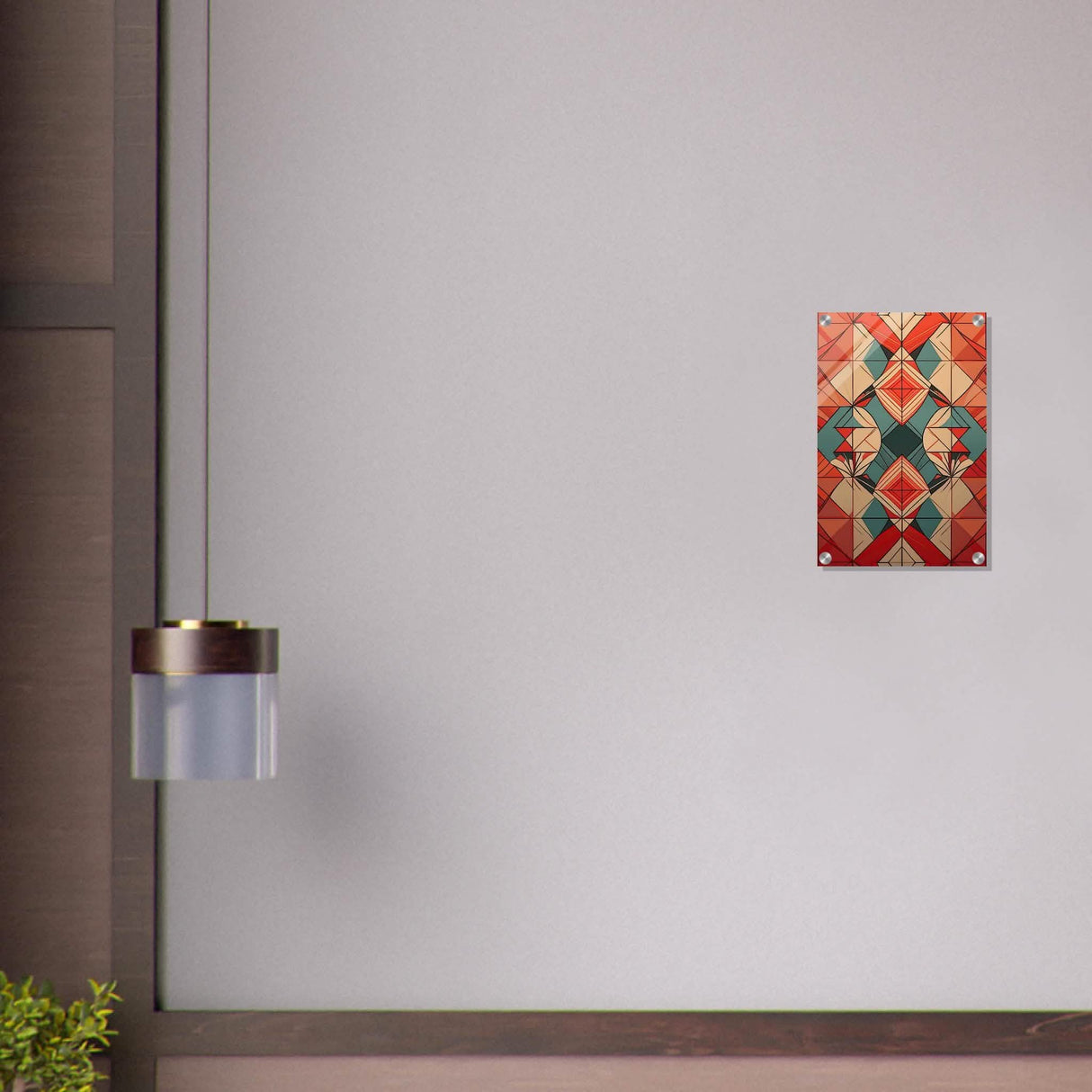 Da Vinci Geometric Modern Art - Acrylic Print - 30x45 cm / 12x18″ -