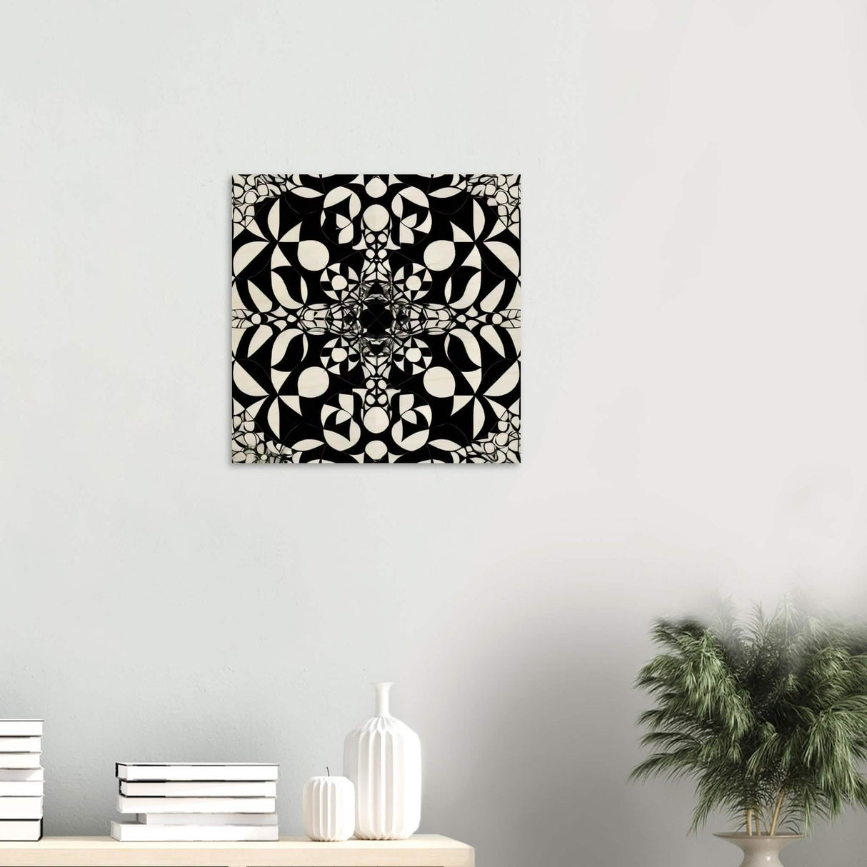 Da Vinci Geometric Modern Art - Wood Prints - 50x50 cm / 20x20″ - 10 mm