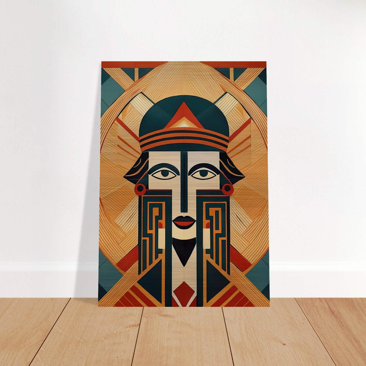 Da Vinci Geometric Modern Art - Brushed Aluminum Print - 70x100 cm / 28x40″ -