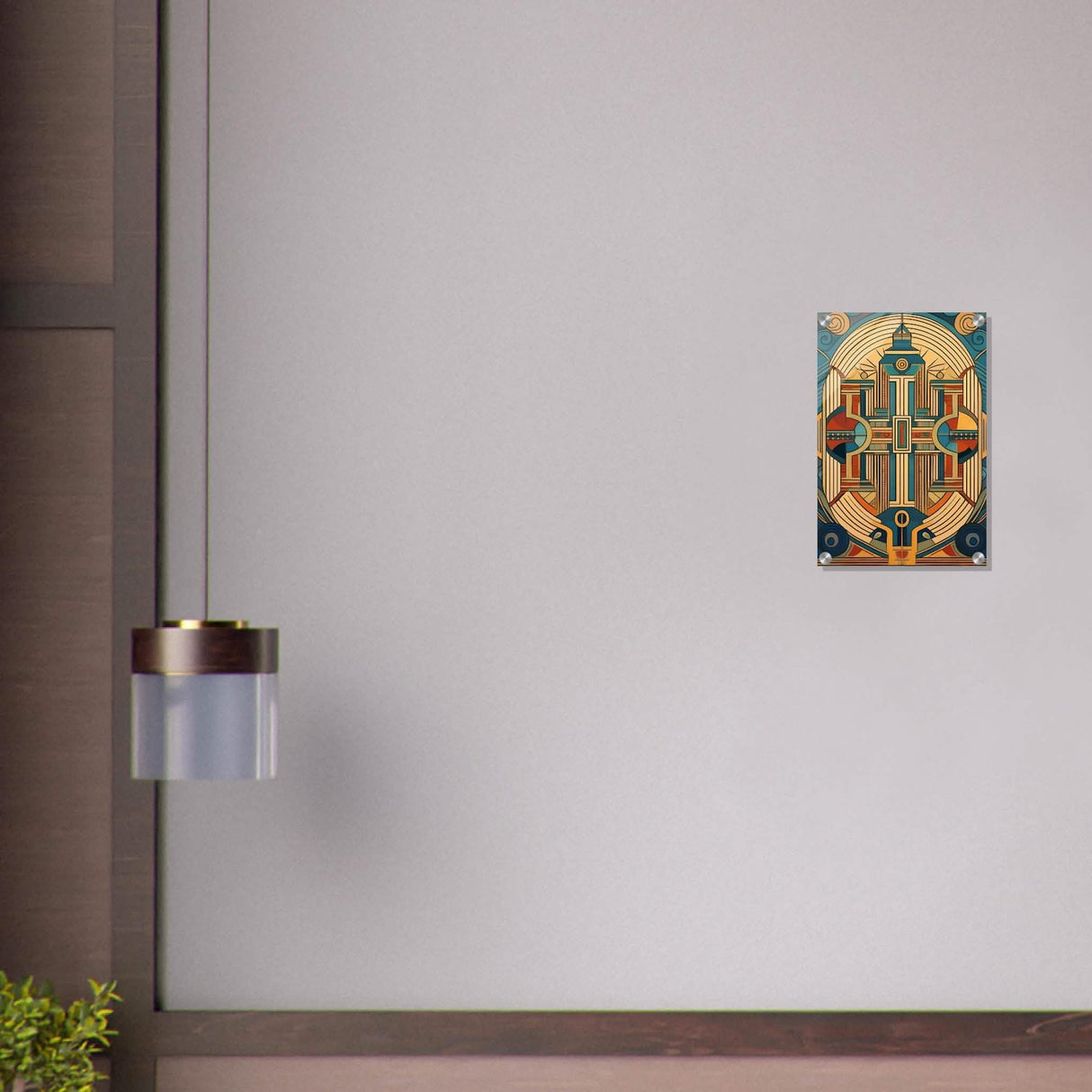 Da Vinci Geometric Modern Art - Acrylic Print - 30x45 cm / 12x18″ -