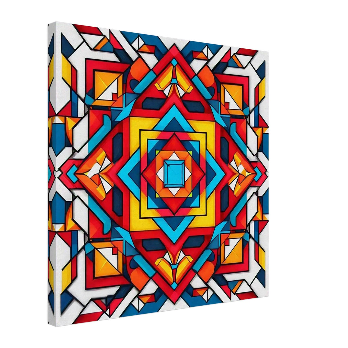Da Vinci Geometric Modern Art - Canvas - 60x60 cm / 24x24″ - Thick