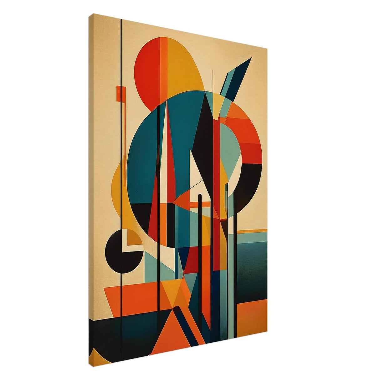 Da Vinci Geometric Modern Art - Canvas - 70x100 cm / 28x40″ - Slim