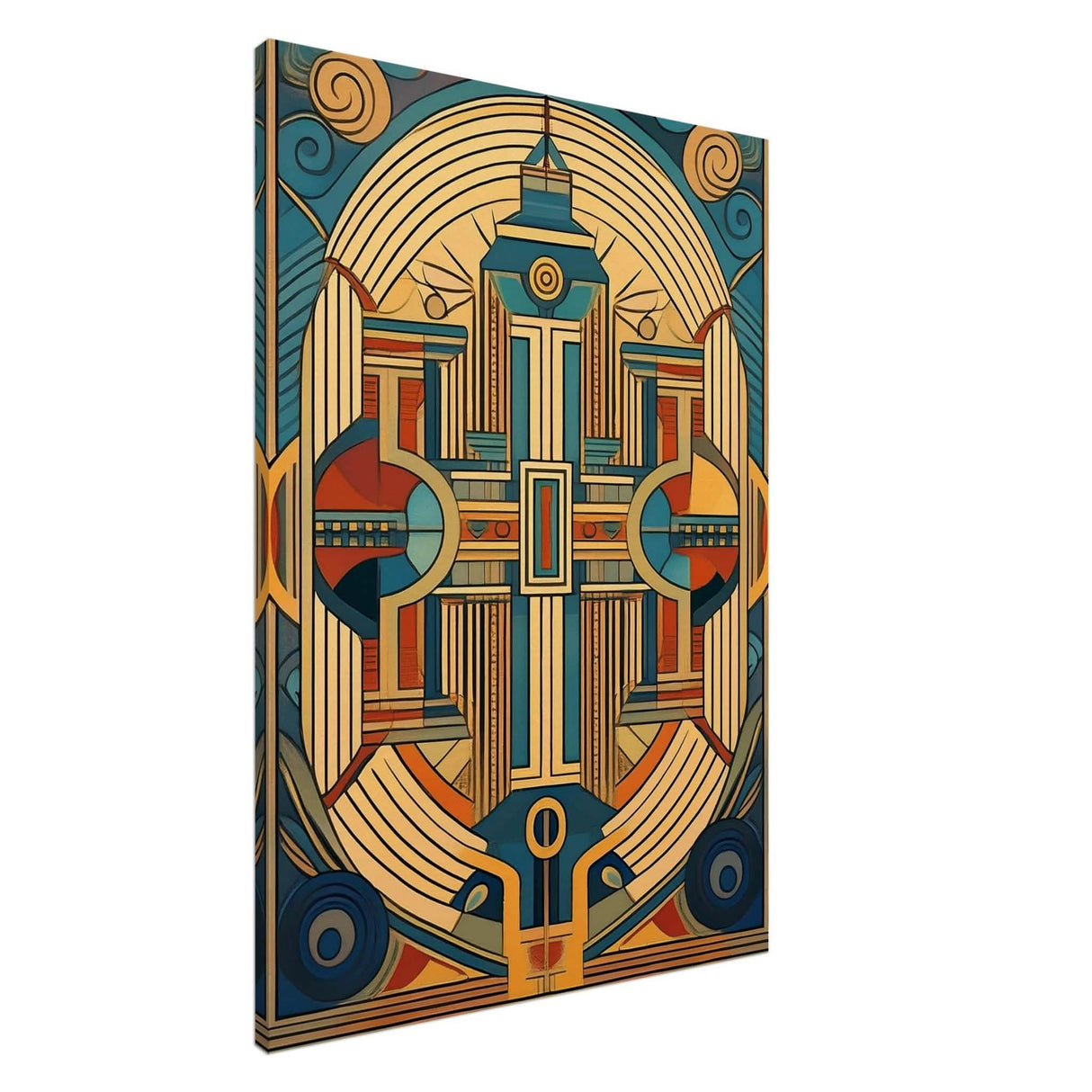 Da Vinci Geometric Modern Art - Canvas - 70x100 cm / 28x40″ - Slim