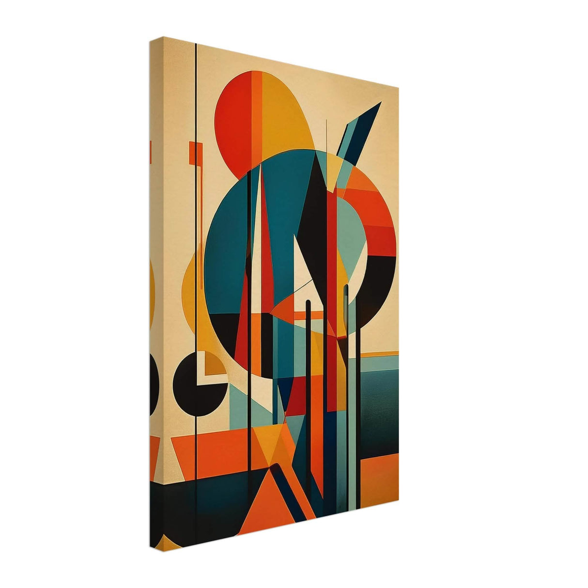 Da Vinci Geometric Modern Art - Canvas - 40x60 cm / 16x24″ - Thick