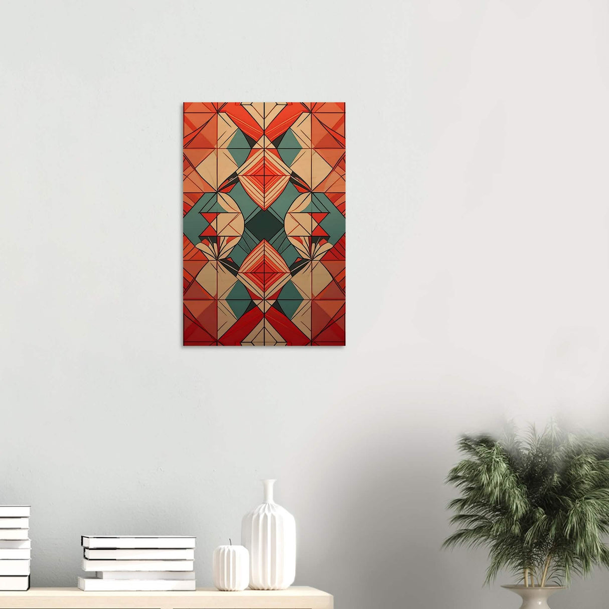Da Vinci Geometric Modern Art - Wood Prints - 40x60 cm / 16x24″ - 10 mm