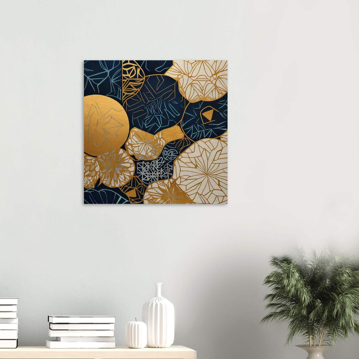 Da Vinci Geometric Modern Art - Wood Prints - 60x60 cm / 24x24″ - 10 mm