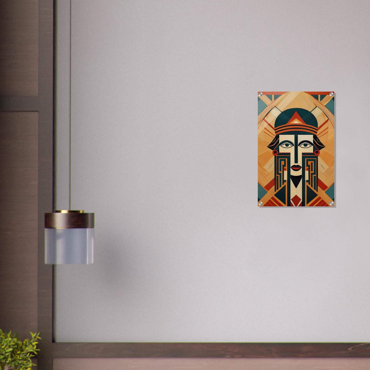 Da Vinci Geometric Modern Art - Acrylic Print - 40x60 cm / 16x24″ -