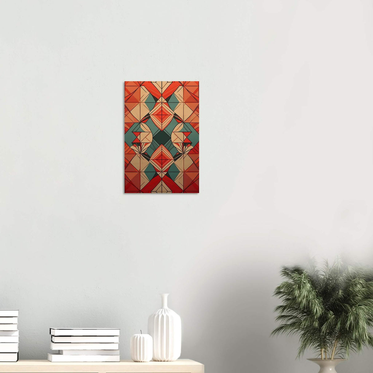 Da Vinci Geometric Modern Art - Wood Prints - 30x45 cm / 12x18″ - 10 mm