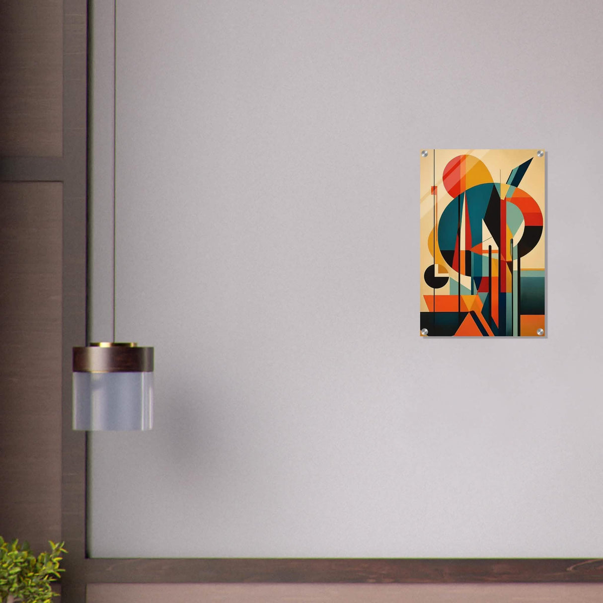 Da Vinci Geometric Modern Art - Acrylic Print - 40x60 cm / 16x24″ -