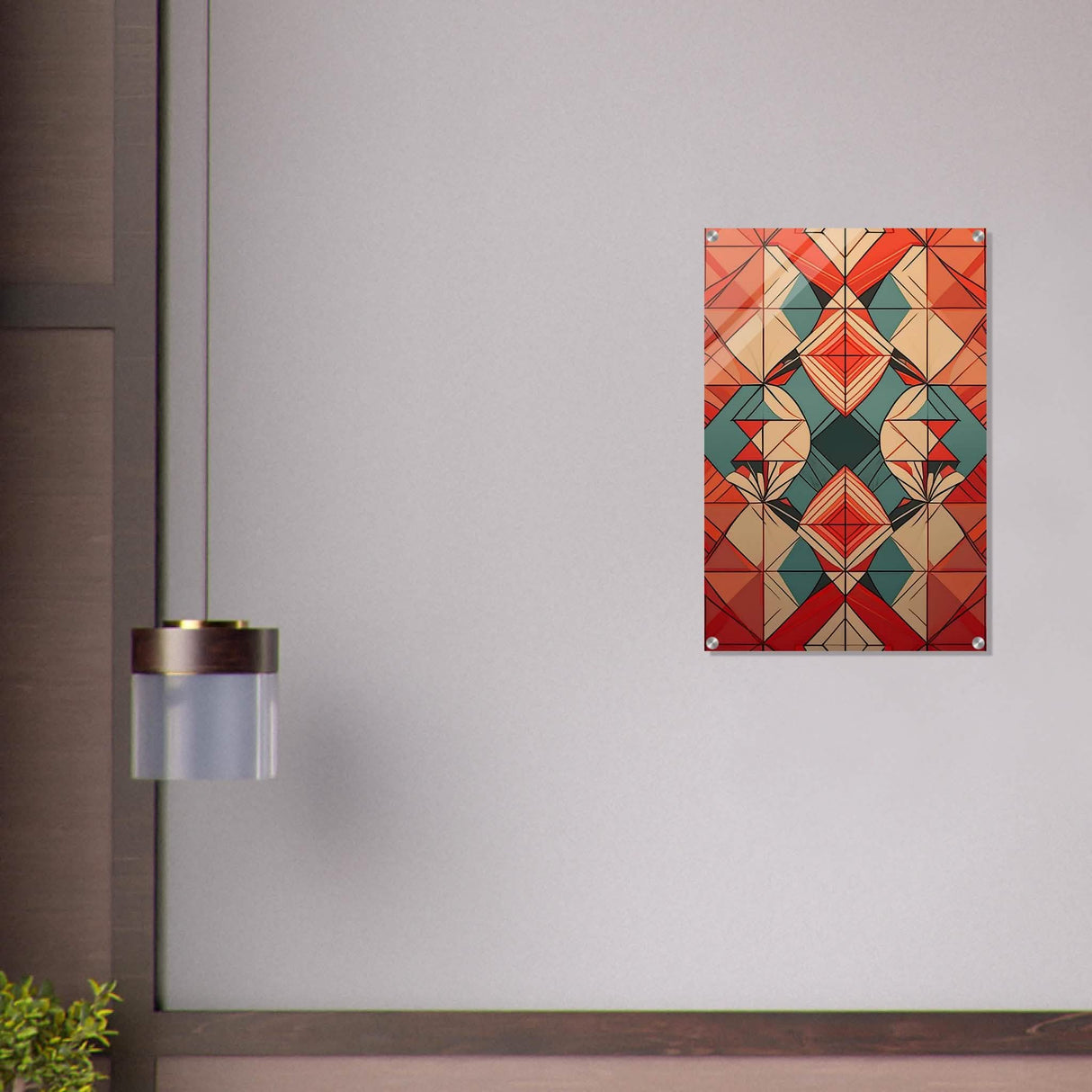 Da Vinci Geometric Modern Art - Acrylic Print - 50x75 cm / 20x30″ -