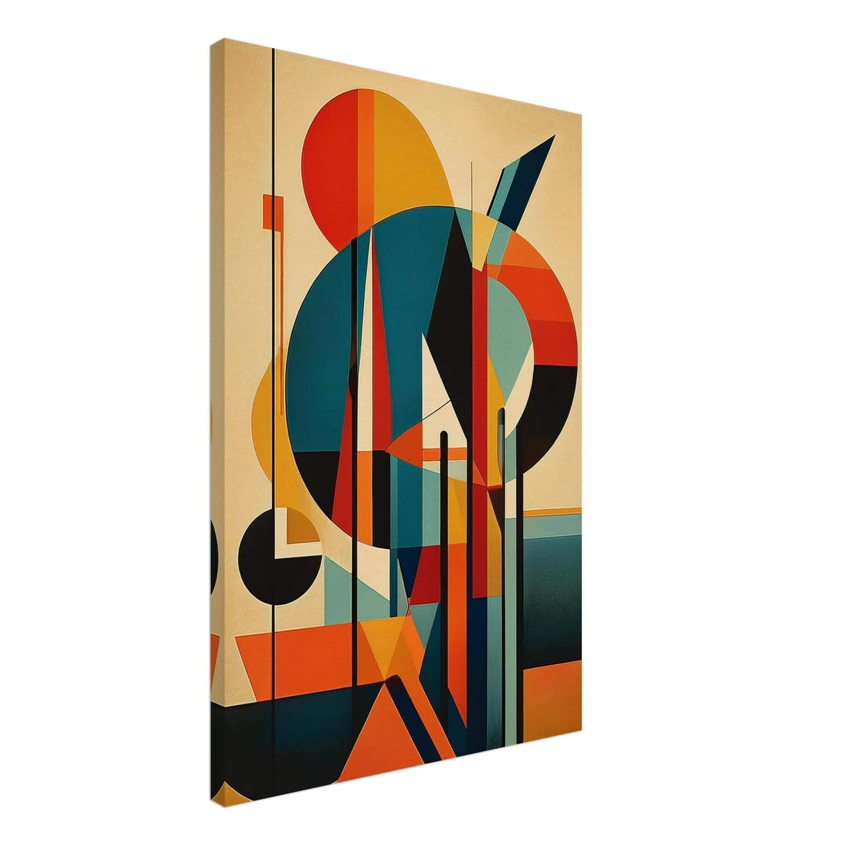 Da Vinci Geometric Modern Art - Canvas - 50x75 cm / 20x30″ - Slim