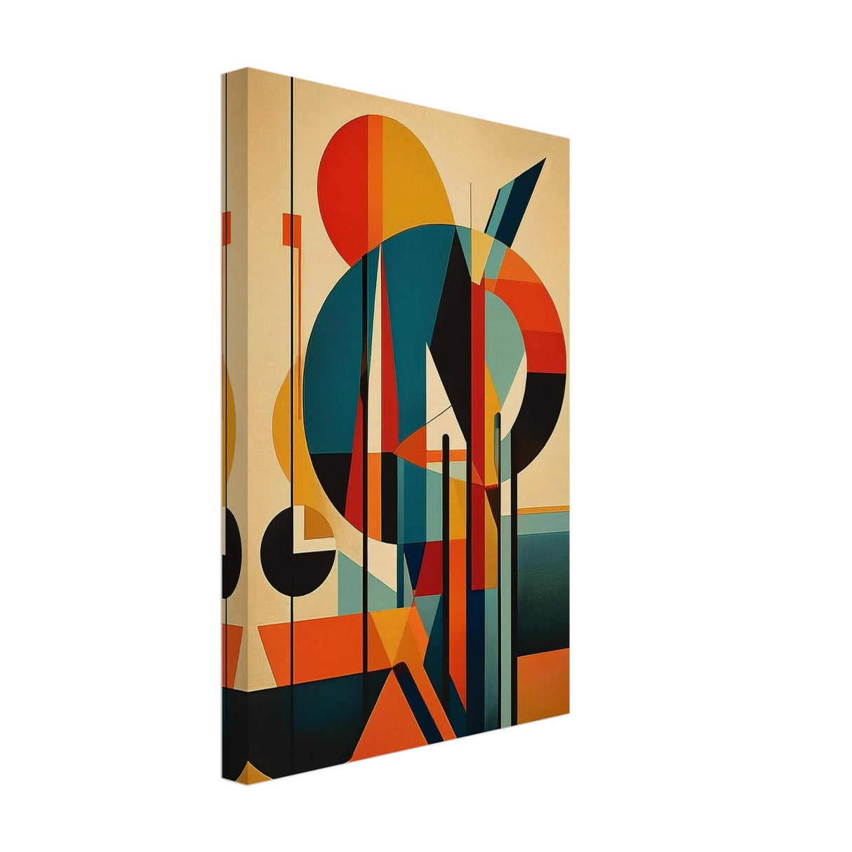 Da Vinci Geometric Modern Art - Canvas - 30x45 cm / 12x18″ - Thick