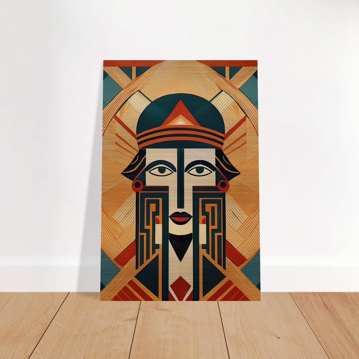 Da Vinci Geometric Modern Art - Brushed Aluminum Print - 40x60 cm / 16x24″ -