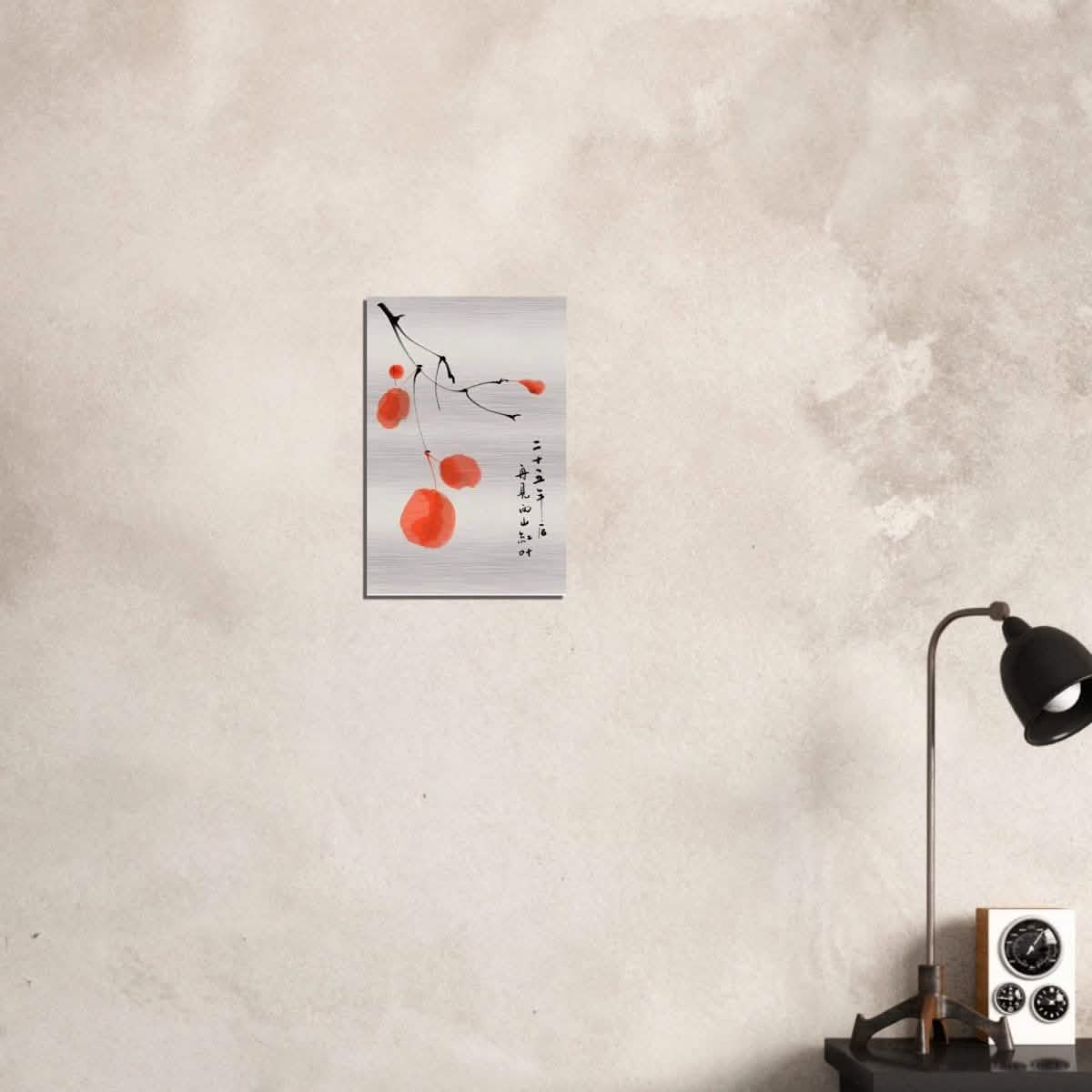 Da Vinci Japanese Painting Wall Art - Brushed Aluminum Print - 30x45 cm / 12x18″ -