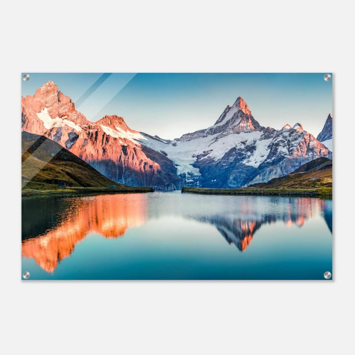 Da Vinci Landscape Nature Wall art print | Bachalpsee, Switzerland - Acrylic Print - 60x90 cm / 24x36″ -