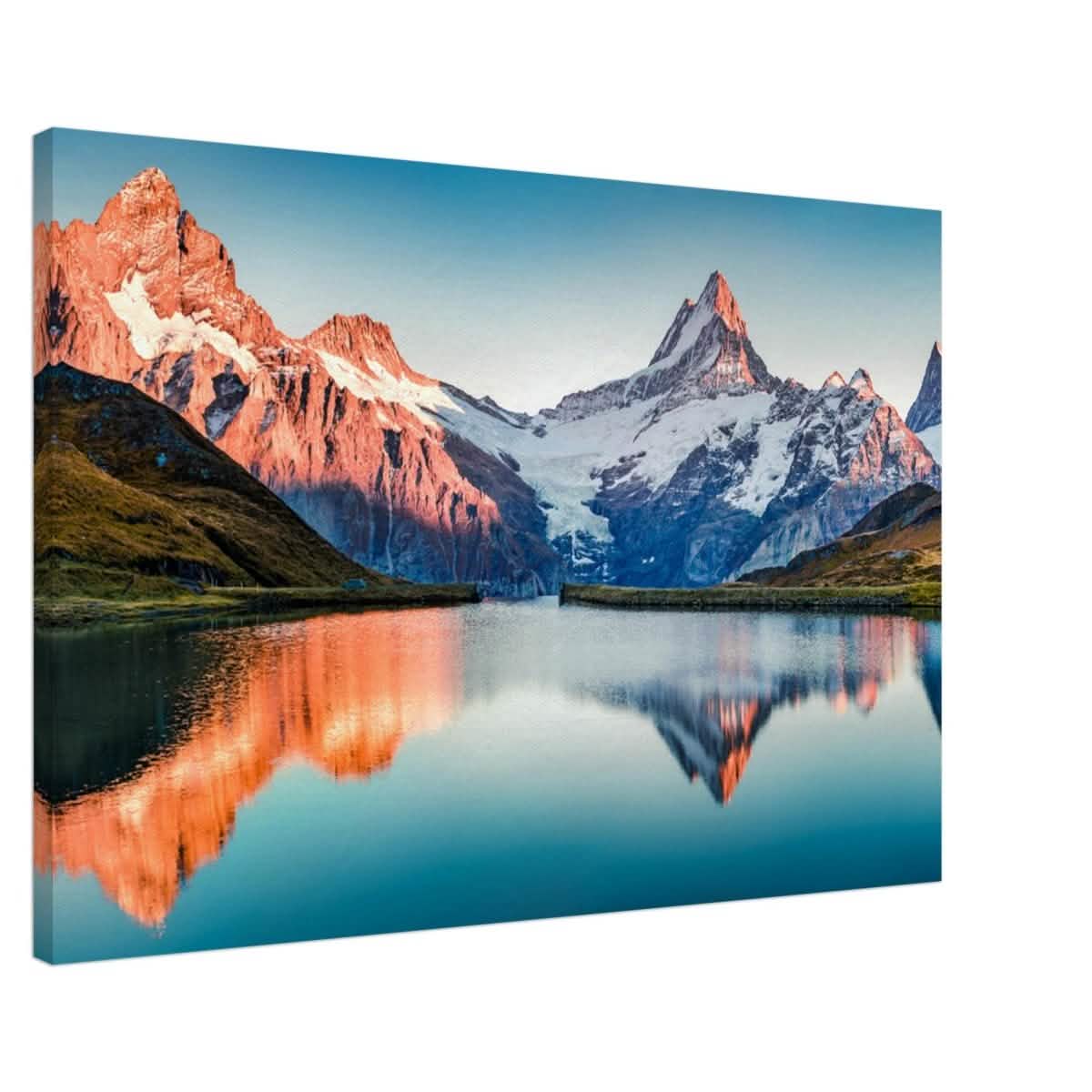 Da Vinci Landscape Nature Wall art print | Bachalpsee, Switzerland - Canvas - 60x90 cm / 24x36″ - Slim