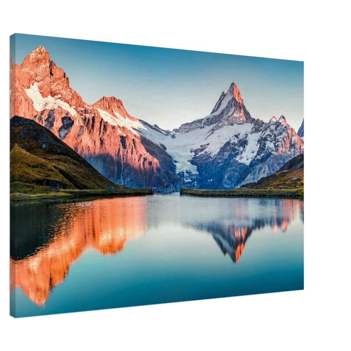 Da Vinci Landscape Nature Wall art print | Bachalpsee, Switzerland - Canvas - 70x100 cm / 28x40″ - Slim