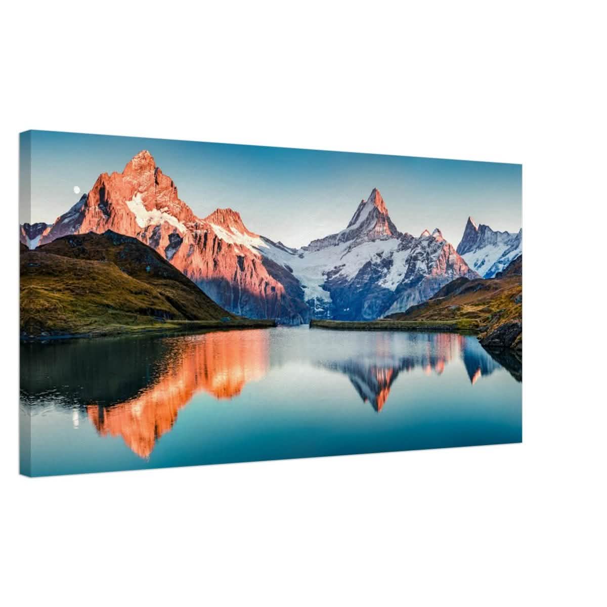 Da Vinci Landscape Nature Wall art print | Bachalpsee, Switzerland - Canvas - 50x100 cm / 20x40″ - Thick
