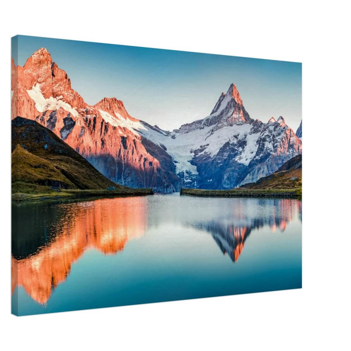 Da Vinci Landscape Nature Wall art print | Bachalpsee, Switzerland - Canvas - 70x100 cm / 28x40″ - Thick