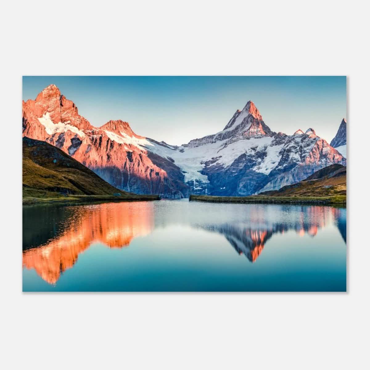 Da Vinci Landscape Nature Wall art print | Bachalpsee, Switzerland - Aluminum Print - 60x90 cm / 24x36″ -