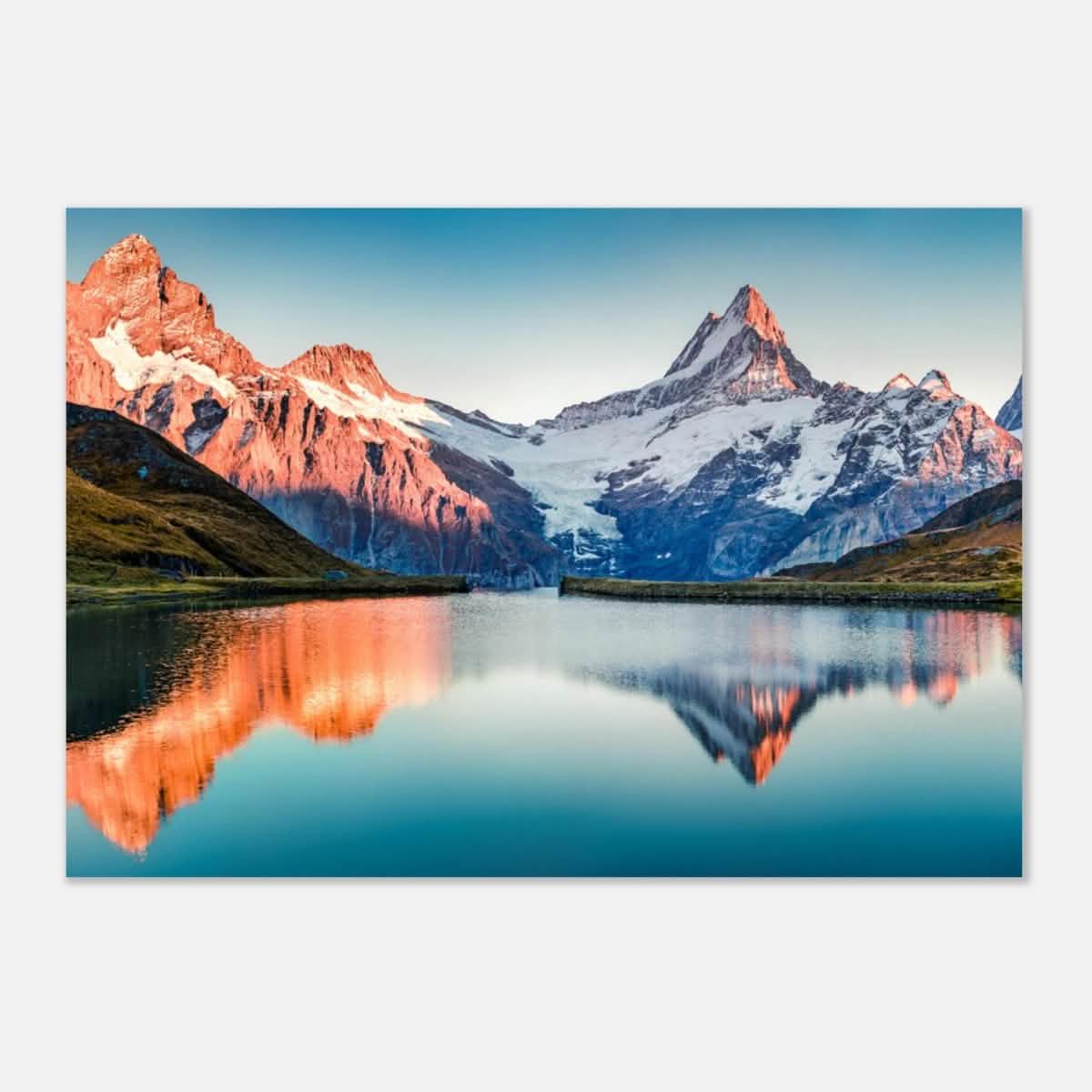 Da Vinci Landscape Nature Wall art print | Bachalpsee, Switzerland - Aluminum Print - 70x100 cm / 28x40″ -