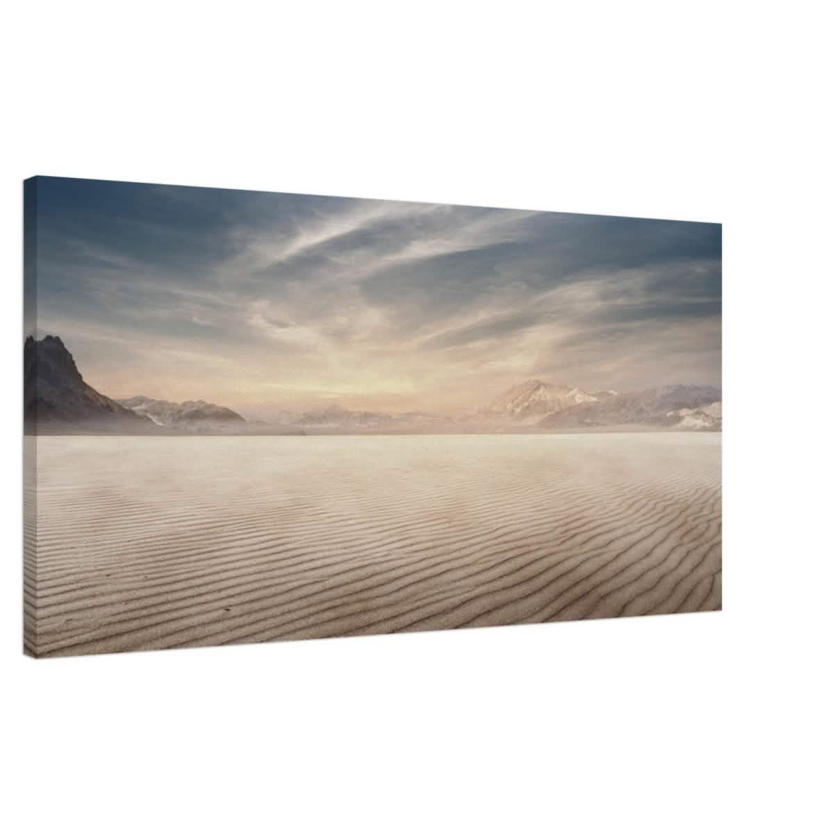 Da Vinci Landscape Nature Wall art print | Desert Sky - Canvas - 50x100 cm / 20x40″ - Slim