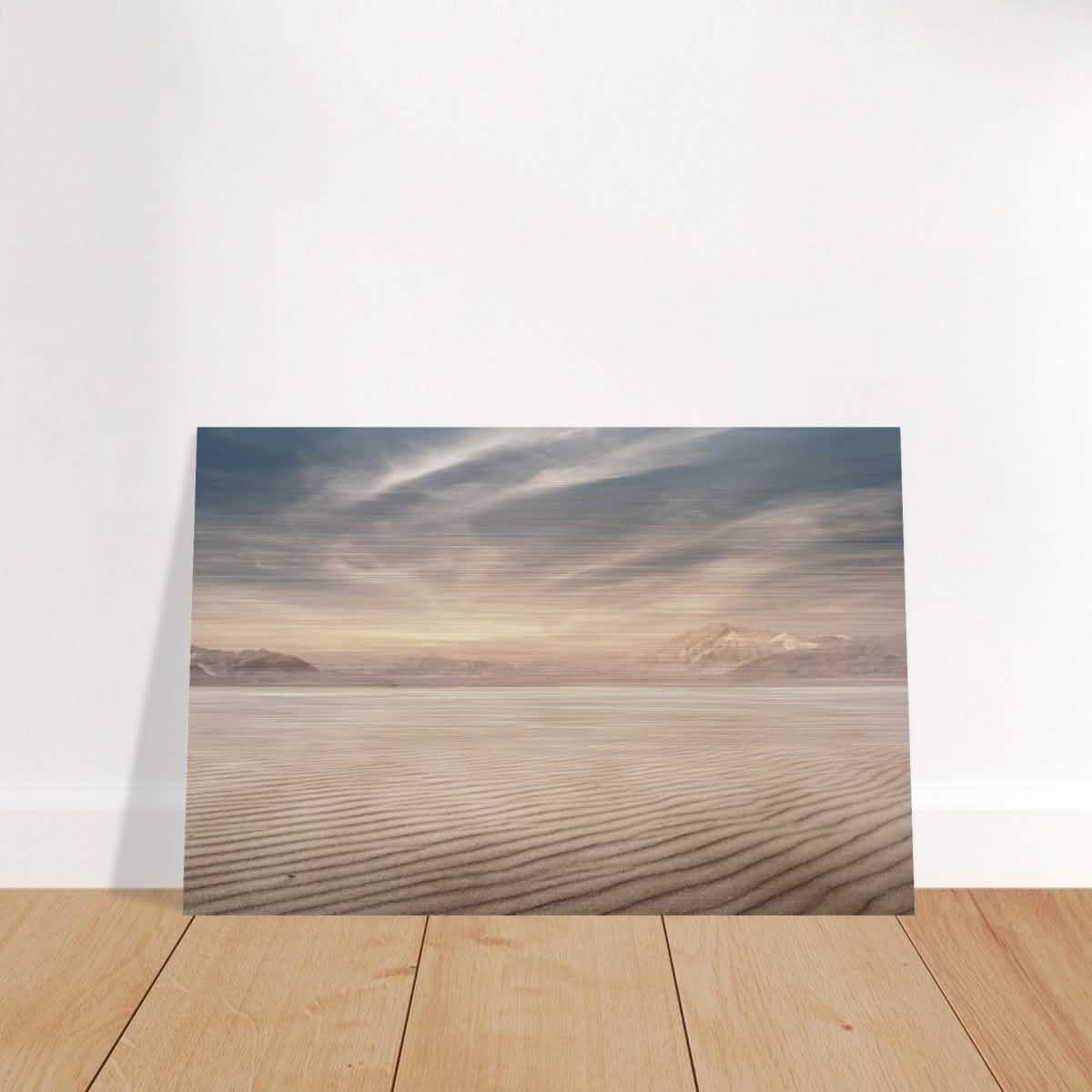 Da Vinci Landscape Nature Wall art print | Desert Sky - Brushed Aluminum Print - 60x90 cm / 24x36″ -