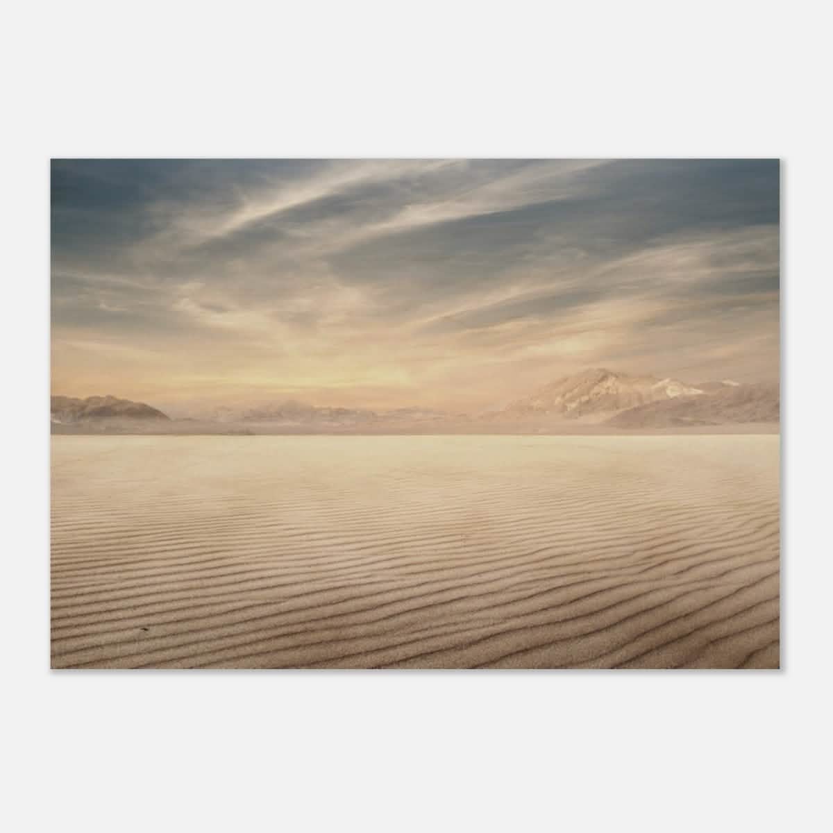 Da Vinci Landscape Nature Wall art print | Desert Sky - Wood Prints - 70x100 cm / 28x40″ - 10 mm