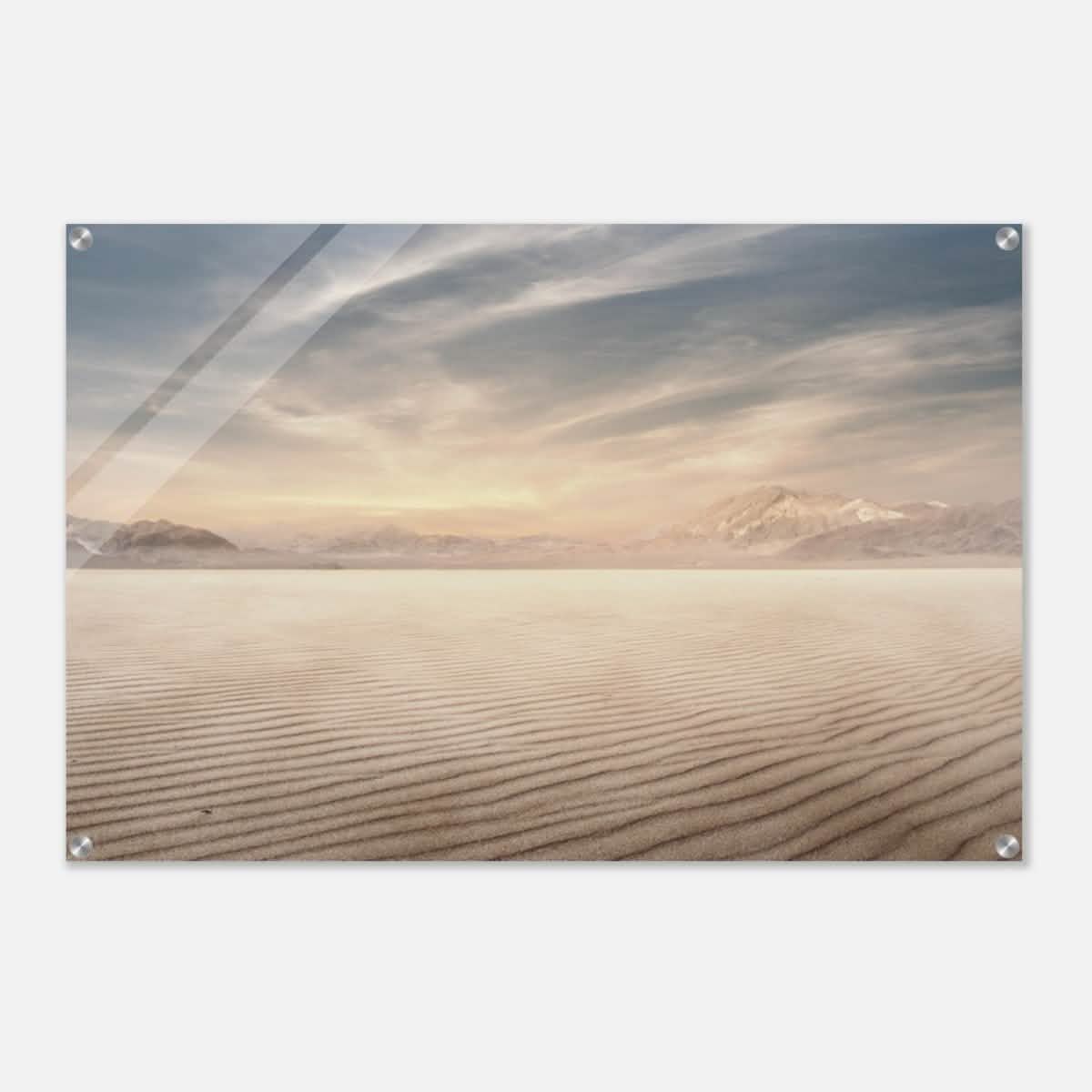 Da Vinci Landscape Nature Wall art print | Desert Sky - Acrylic Print - 60x90 cm / 24x36″ -