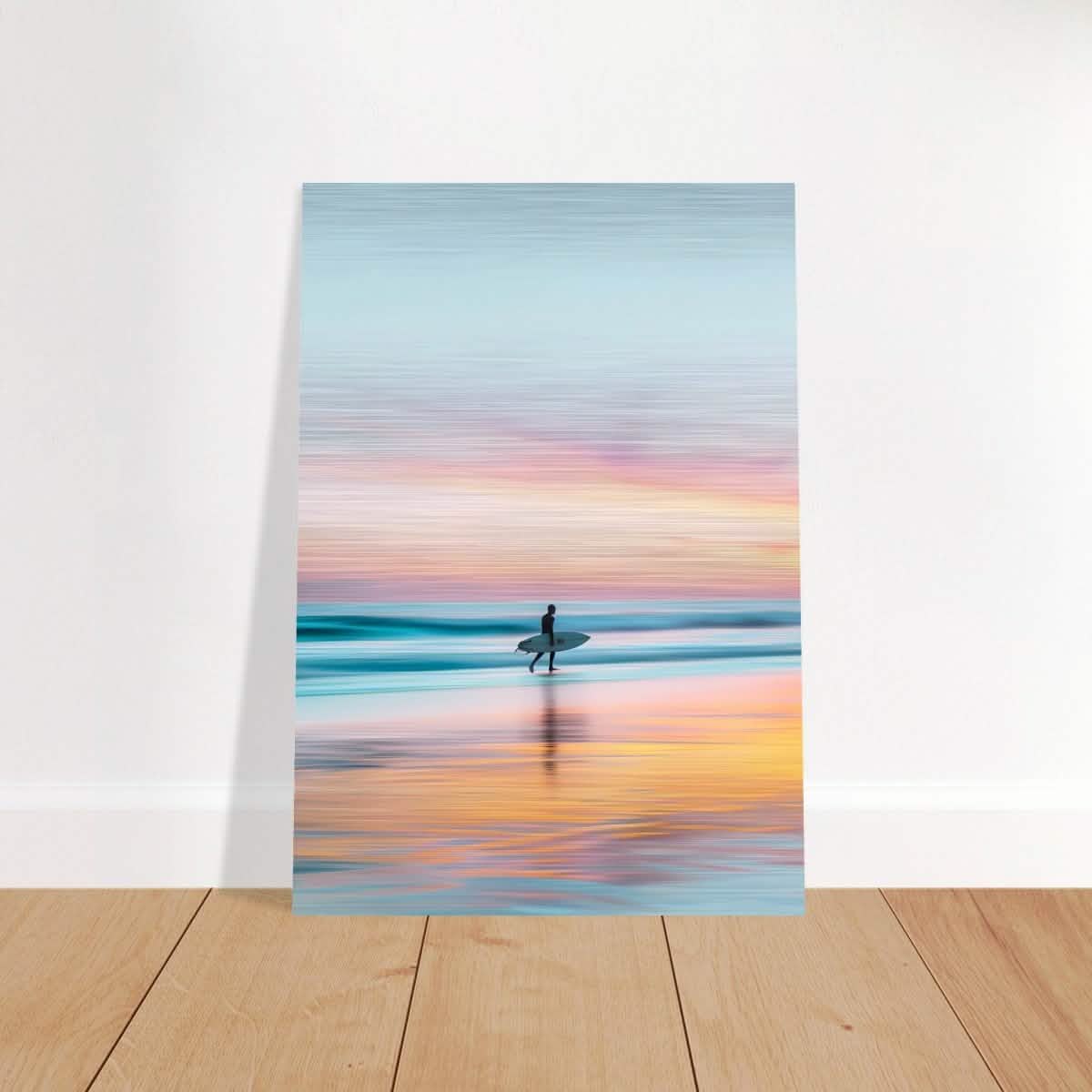 Da Vinci Landscape Nature Wall art print - Brushed Aluminum Print - 70x100 cm / 28x40″ -