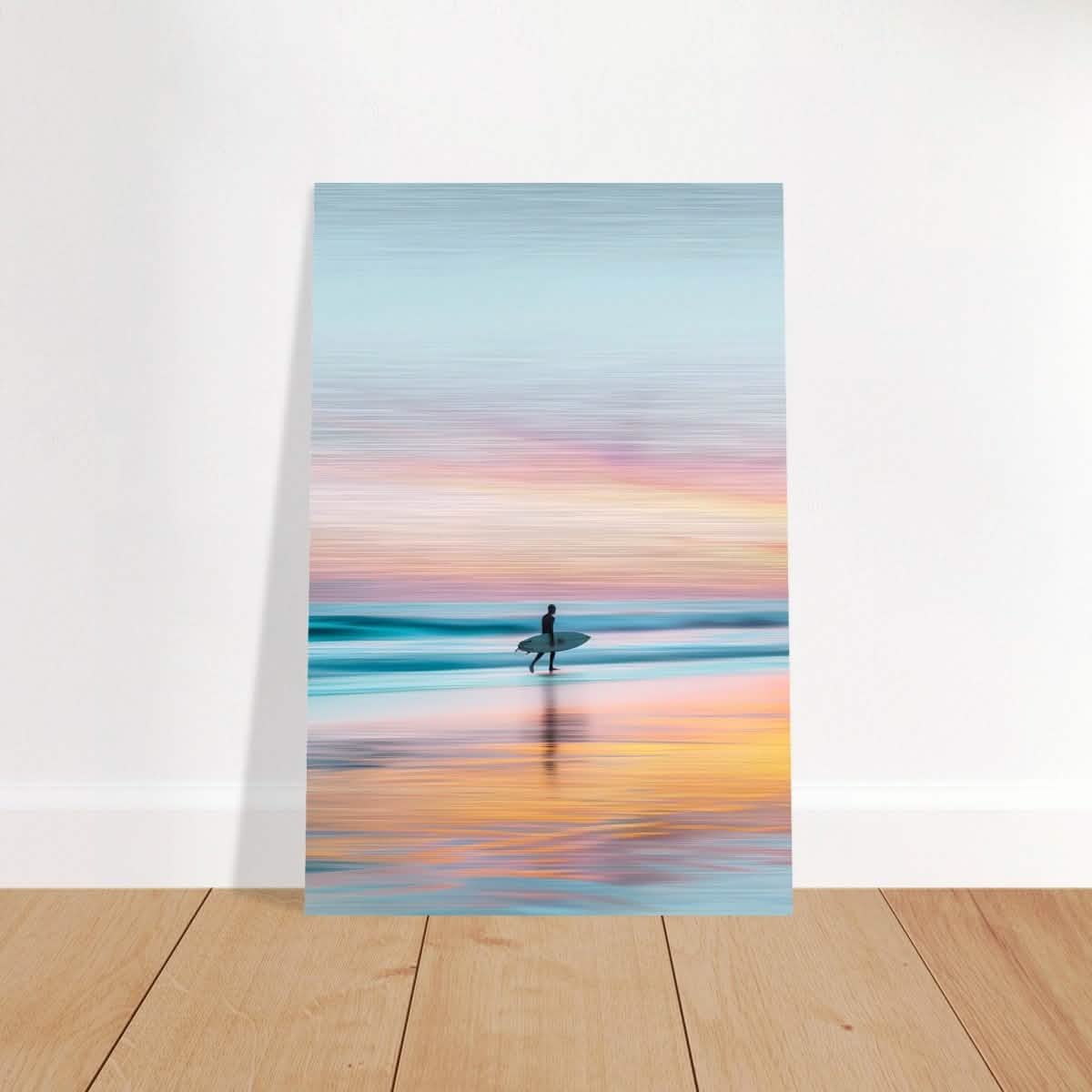 Da Vinci Landscape Nature Wall art print - Brushed Aluminum Print - 50x75 cm / 20x30″ -