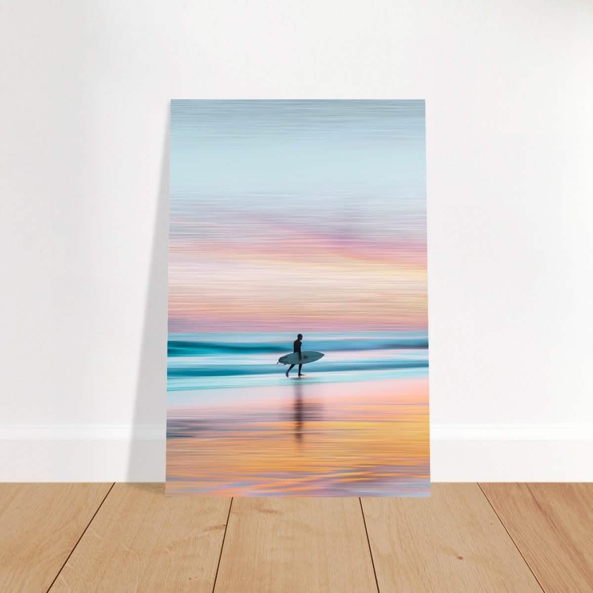 Da Vinci Landscape Nature Wall art print - Brushed Aluminum Print - 40x60 cm / 16x24″ -