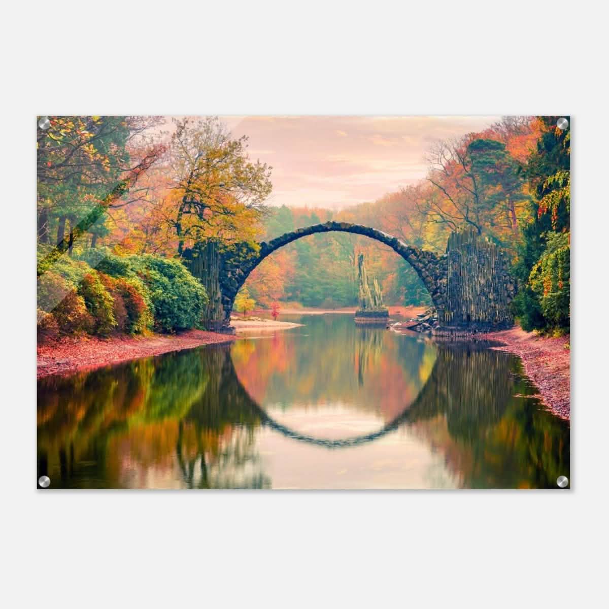 Da Vinci Landscape Nature Wall art print - Acrylic Print - 70x100 cm / 28x40″ -