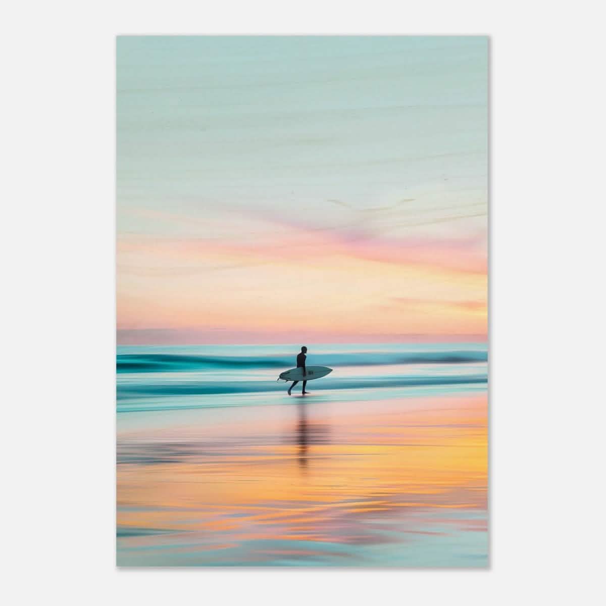 Da Vinci Landscape Nature Wall art print - Wood Prints - 70x100 cm / 28x40″ - 20 mm