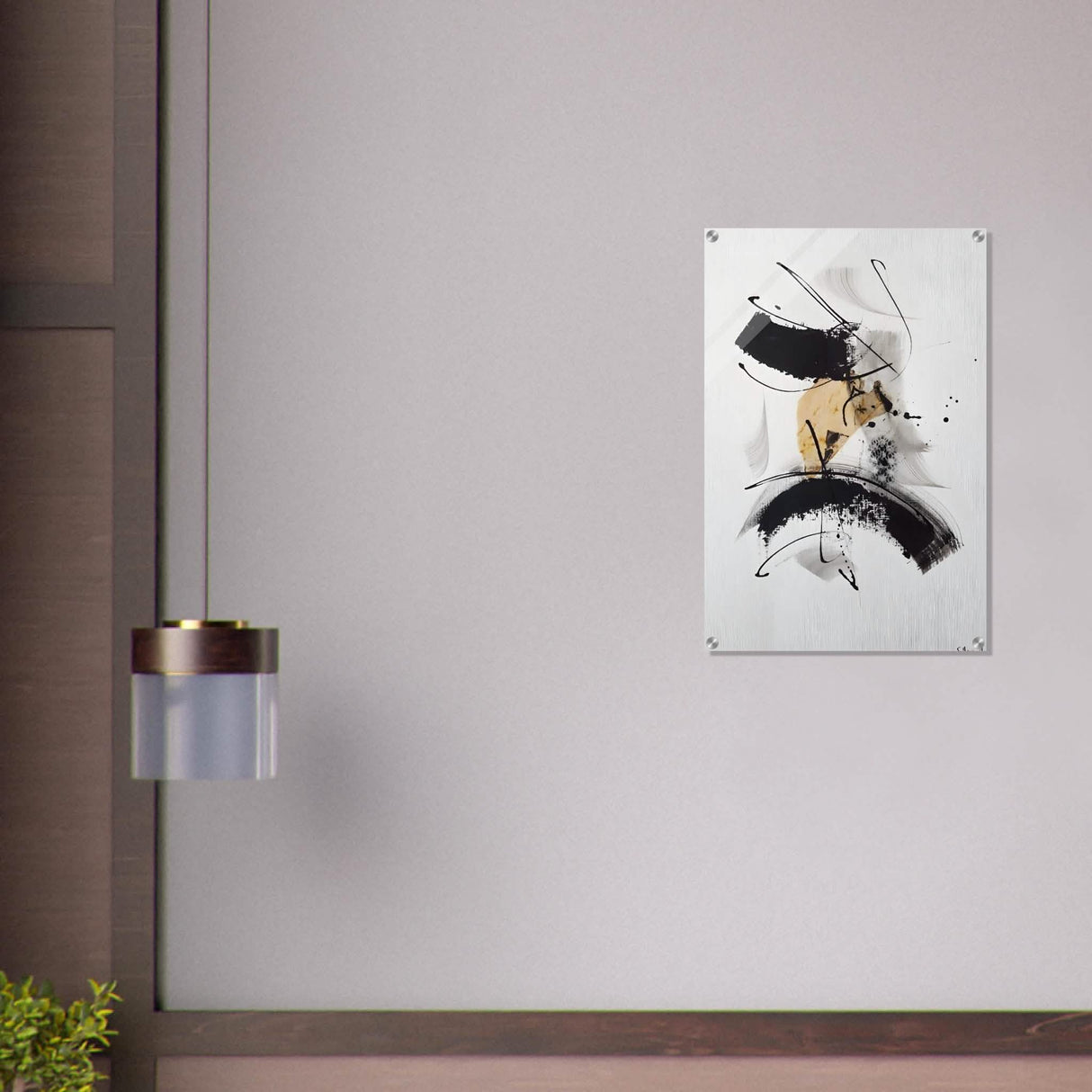 Da Vinci Minimalist Modern Art - Acrylic Print - 50x75 cm / 20x30″ -