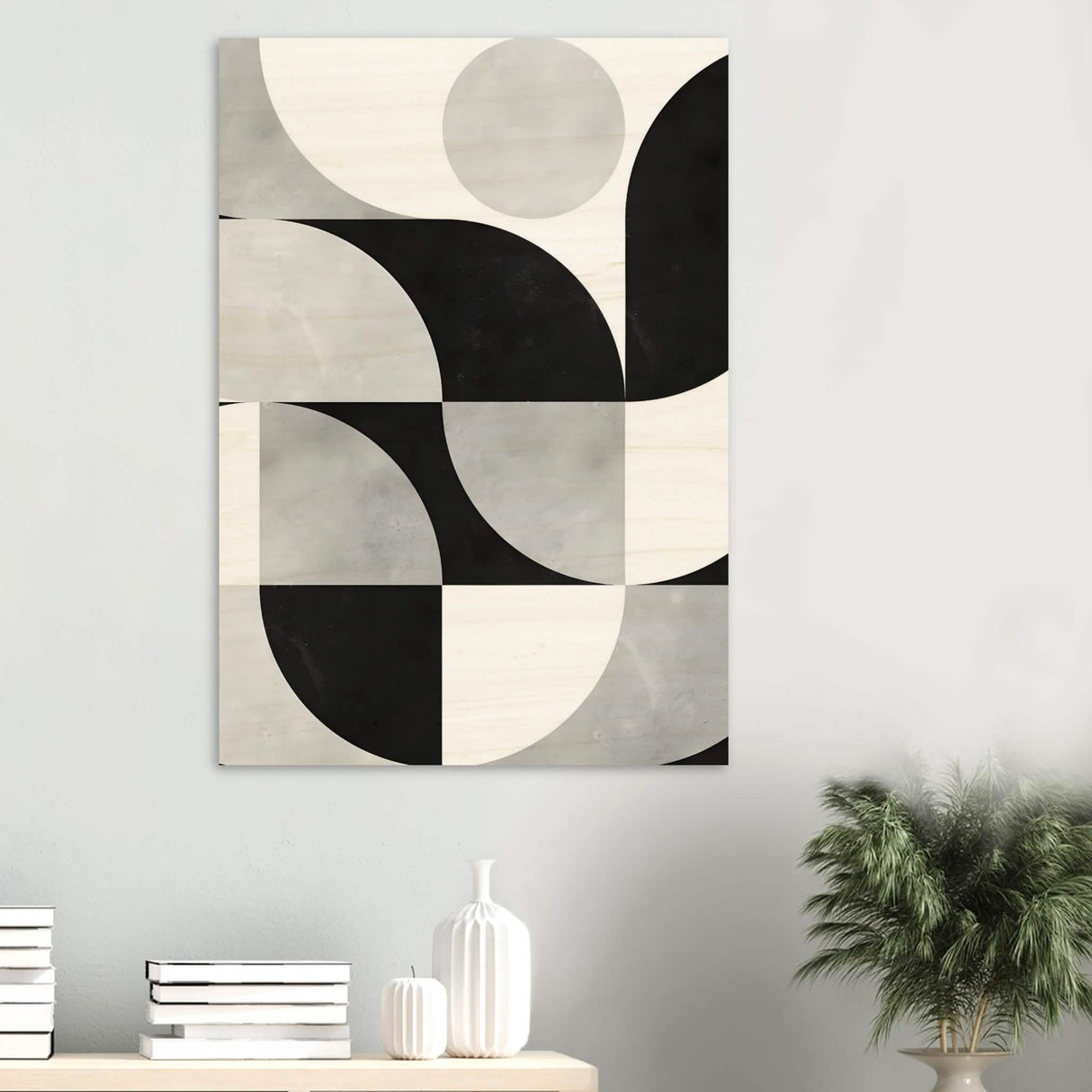 Da Vinci Minimalist Modern Art - Wood Prints - 70x100 cm / 28x40″ - 10 mm