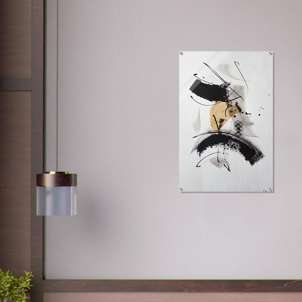 Da Vinci Minimalist Modern Art - Acrylic Print - 60x90 cm / 24x36″ -