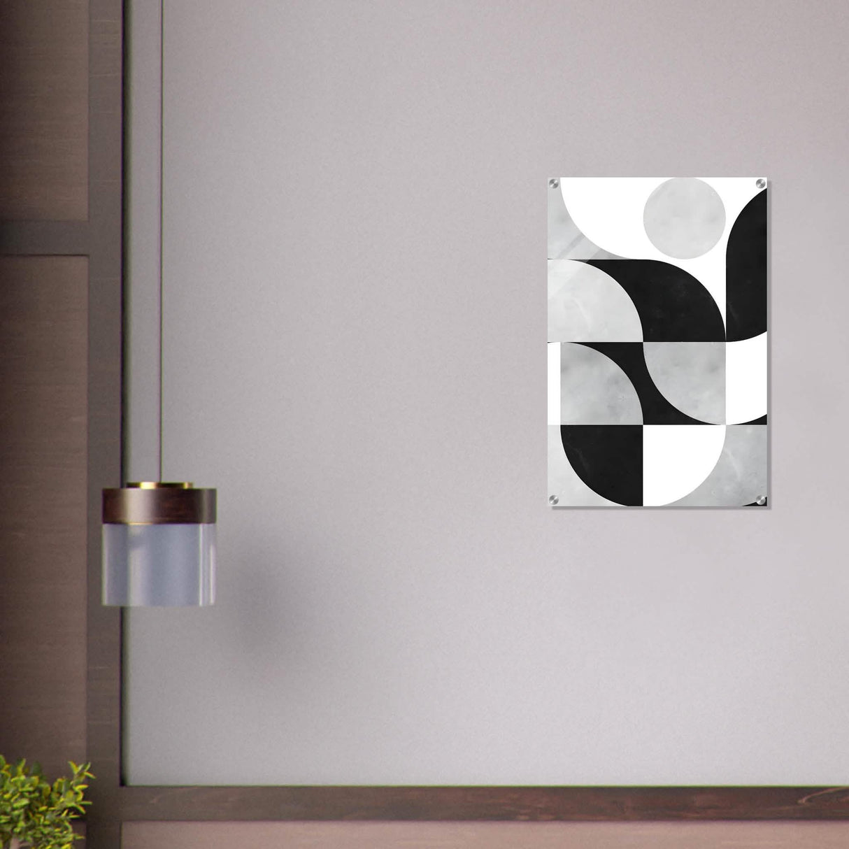 Da Vinci Minimalist Modern Art - Acrylic Print - 50x75 cm / 20x30″ -