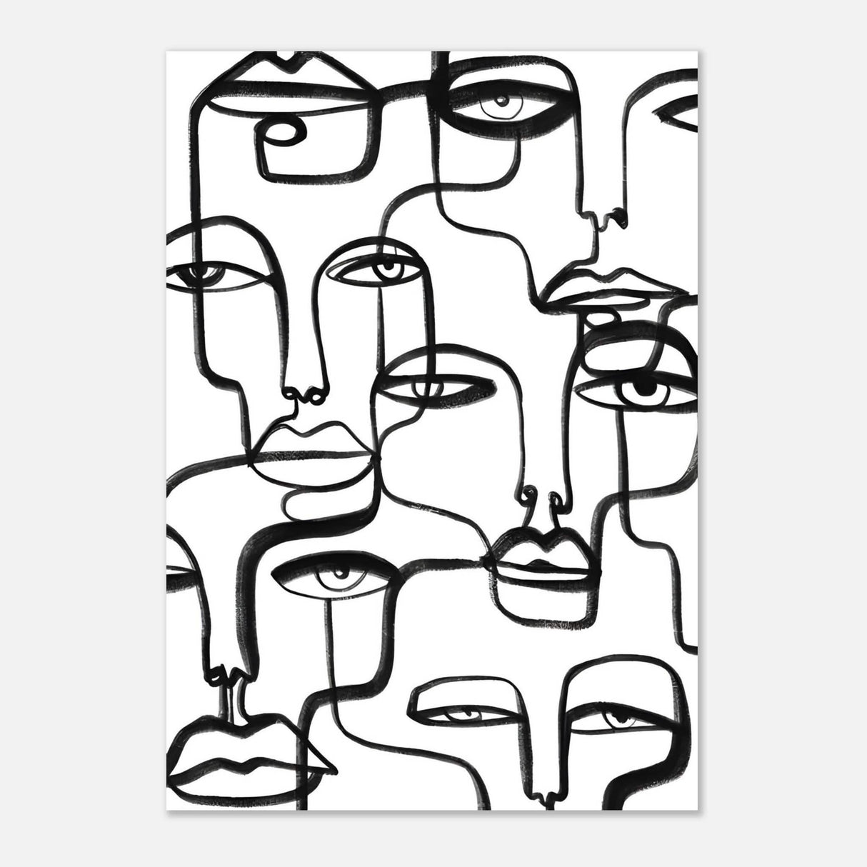 Da Vinci Minimalist Modern Art - Aluminum Print - 70x100 cm / 28x40″ -